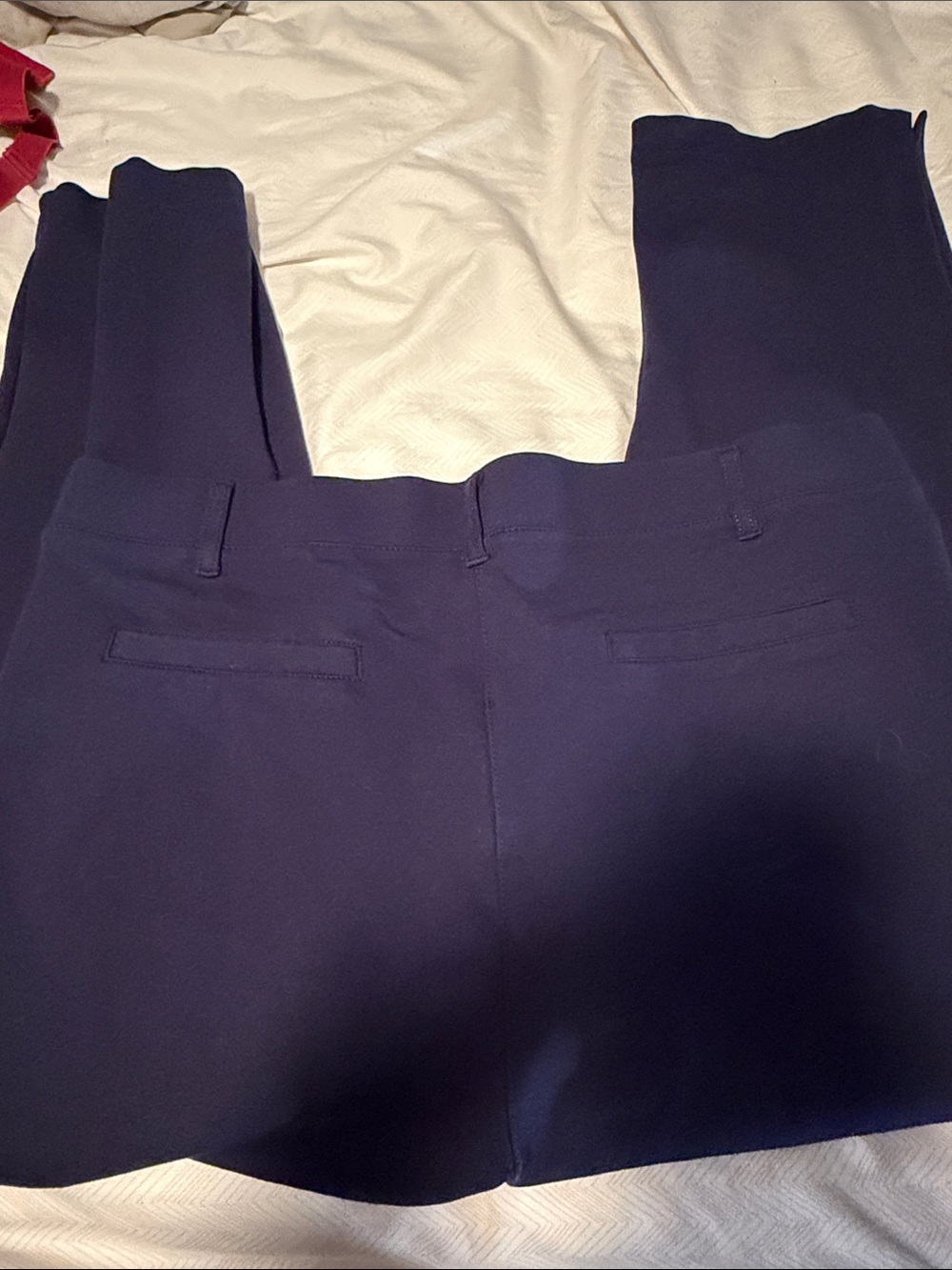 Beta Brand Cropped Navy Dress Pants - Picture 4 of 5